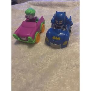 Batman Batmobile Jokers Car Little People Lot DC Comics Fisher-Price